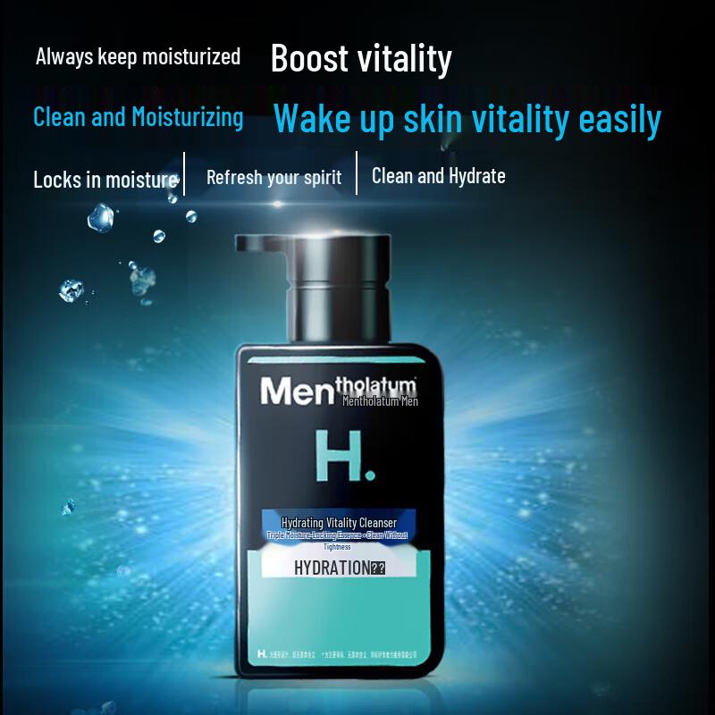 Mentholatum Men's Hydrating & Revitalizing Facial Cleanser