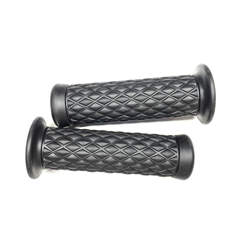 Universal Handlebar Grips for Retro Motorcycle Modifications - Compatible with Harley 883, CG125, CB400