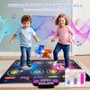 106x80cm Kids Electronic Dance Mat Double Players Mode with Light&Bluetooth Kids Floor Music Blanket Interactive Educational Toy