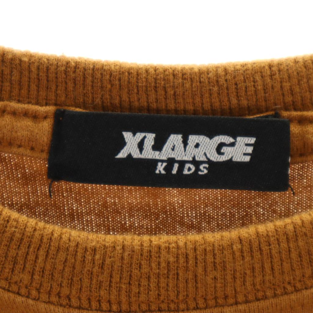 XLARGE Short sleeve T-shirt 120 Beige KIDS Kid's Used