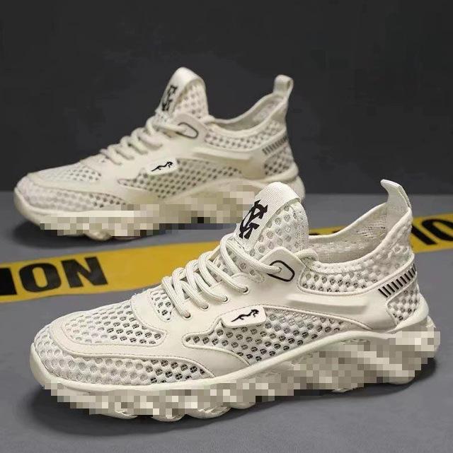 Мужские летние низкие кроссовки на толстой подошве, тонкие, удобные, с большой сеткой, дышащие, спортивные, повседневные, спортивные мужские 39