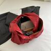Casual Shoulder Bag for Women New Sweet and Simple Underarm Bag Bow Design Large Capacity Handbag