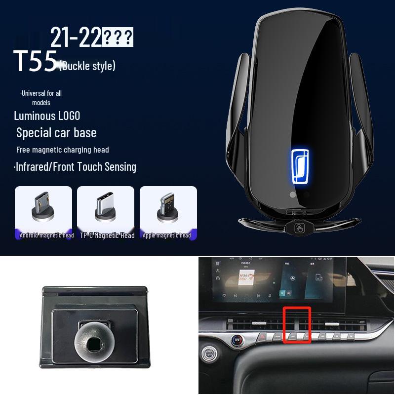 Magnetic Wireless Fast Charging Car Phone Holder for Besturn B50/B30/X40/T99/T55