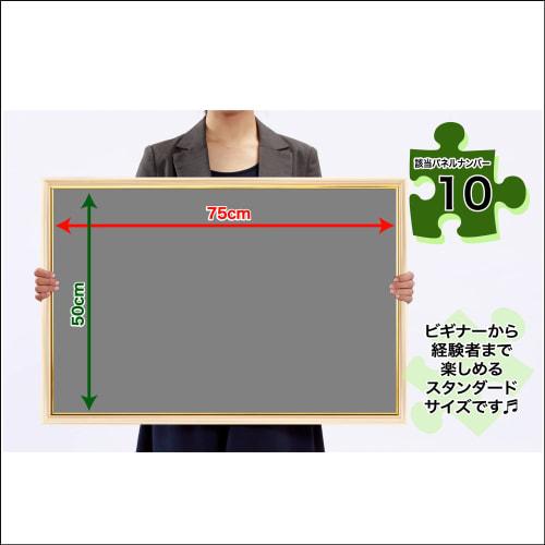 Epoch [Made In Japan] Wooden Puzzle Frame Woody Panel Excellent A Brown (50 X 75cm) (Panel No. 10) [Environmentally Friendly Product] Hanging String C