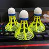 Pallina da Badminton Luminosa Antivento di 3ª Generazione - Resistente, Indistruttibile, Fluorescente da Esterno con Nylon Leggero