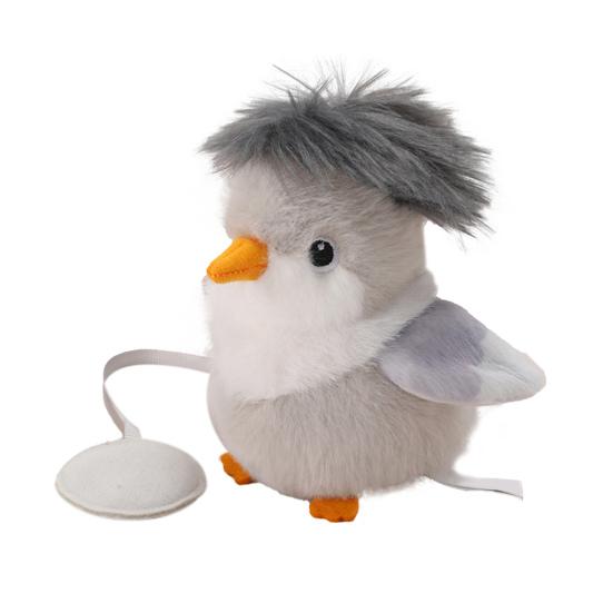 Magnetic Canary Plush Toy 13cm Realistic Finch Bird Lovely Bird Series Figurine Soft Stuffed Animal for Kids Collectors