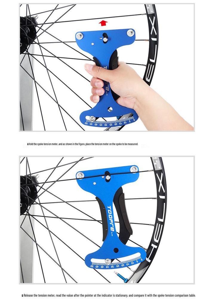 TOOPRE Bicycle Spoke Tension Meter & Wheelset Alignment Tool