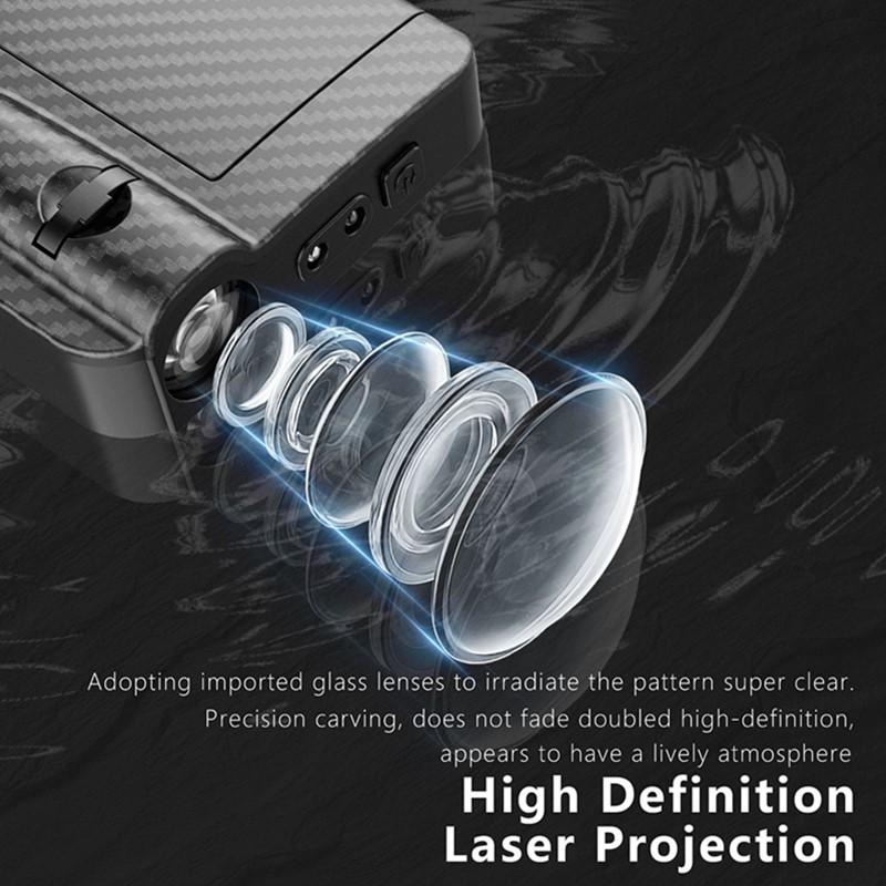 2Pcs Car Angel Wings Wireless Car Door Welcome KGF3 Courtesy Shadow Projector Lamp LED HD Logo Light Cars Accessories