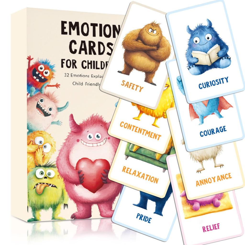 Emotion Cards For Children [32 Cards + Explained Texts] – Emotion Cards For Self-Regulation– Pedagogically Valuable