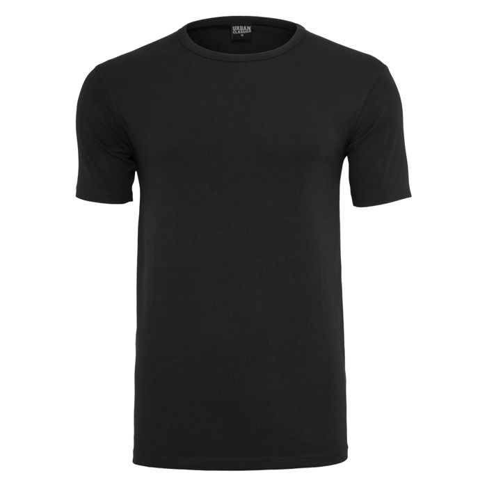 T-shirt - Urban Classic - Fitted Stretch Tee - Noir - Manches Courtes - Ajusté