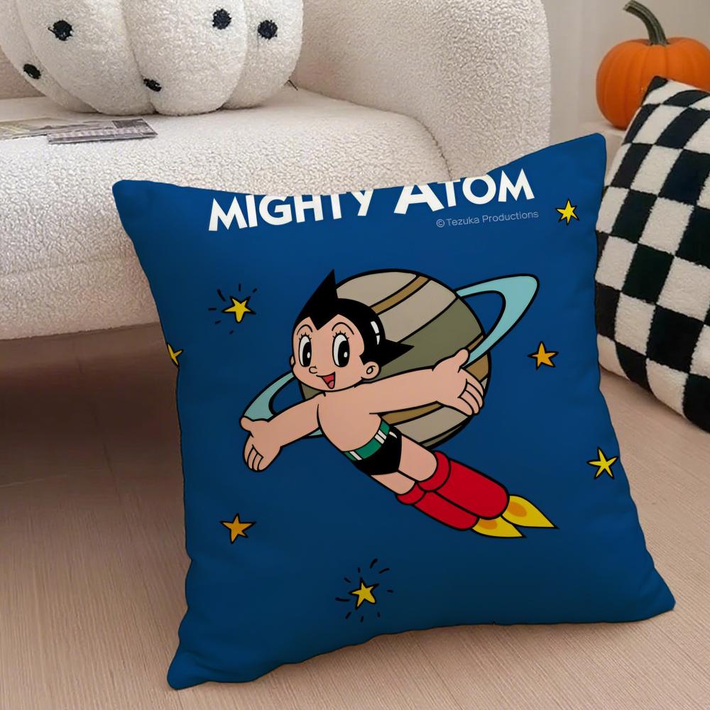 Anime Classic AAstroboy Cushion Cover Throw Pillow Cover Hidden Button Durable Polyester Chair Cushion