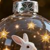 Christmas Ball Ornaments 3D Animal Ball Festive Decoration Holiday Decor Pendant Ornament for Wall Study Office Wreath Mantel