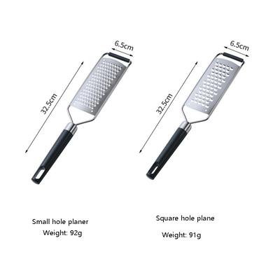 Multi-purpose Food Grater with Handle, Cheese Graters for Kitchen, Slicer for Vegetable Fruit and Chocolate, 304 Stainless Steel