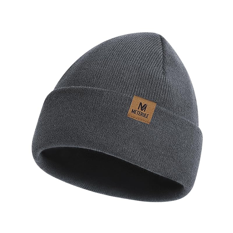 

[Pawinpaw] knit hat men s winter Cold protection beanie hat big Fashionable Windproof Heat retention breathable elasticity soft Plain color ladies