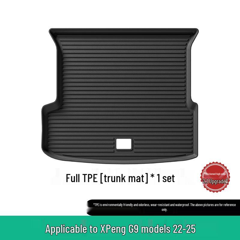 Xiaopeng G9 Car Floor & Trunk Mats: Custom Fit for 22-25 Models, TPE Material, Includes Seat Back Mats
