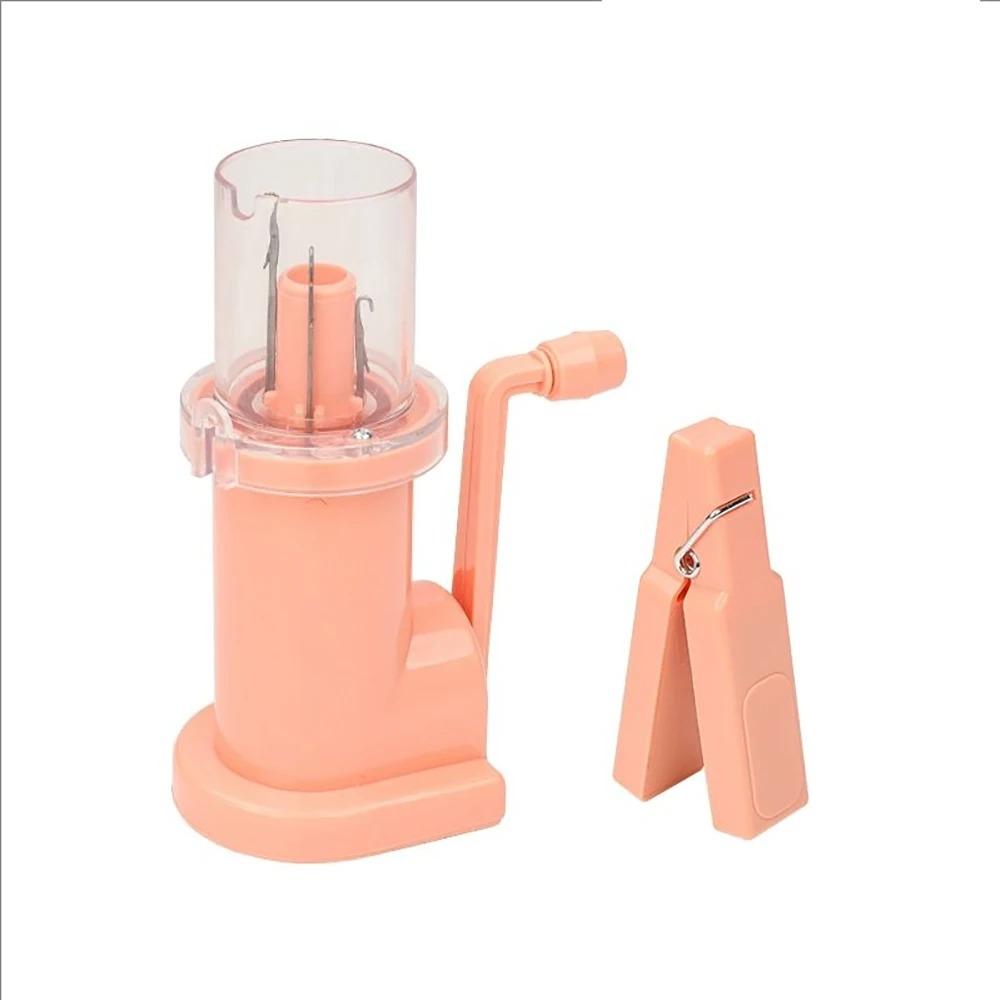 

Портативная ручная вязальная машина с ручным приводом, вязальный станок для DIY свитеров и шарфов, инструмент для украшения с аксессуарами для вязания