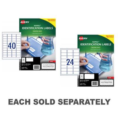 Avery Nopeel Extra Strong Label 10pk
