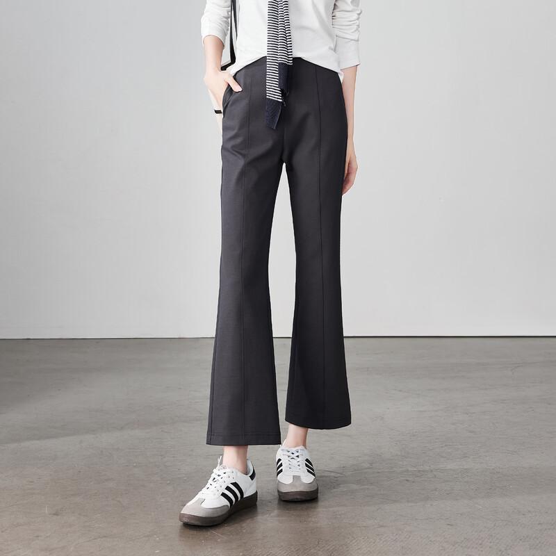 SOFSIL Women's High-Waist Micro-Flared Cropped Pants