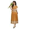 Mixiu 2026 Summer French Lace Embroidered Blouse & Skirt Set