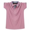 New Summer Men Polo Shirts Short Sleeve Plus Size Loose Breathable Elasticity Business Casual