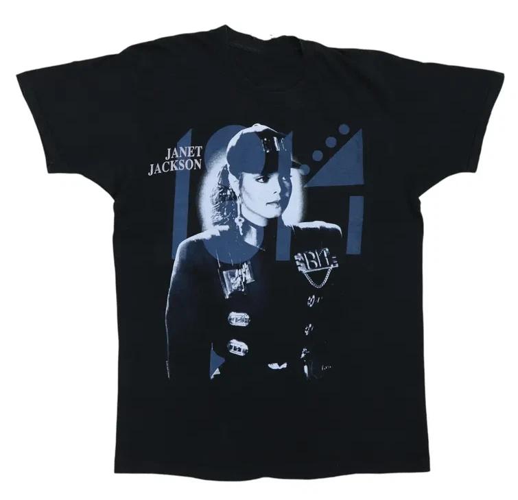 vintage 1990 Janet Jackson Rhythm Nation Tour Shirt S