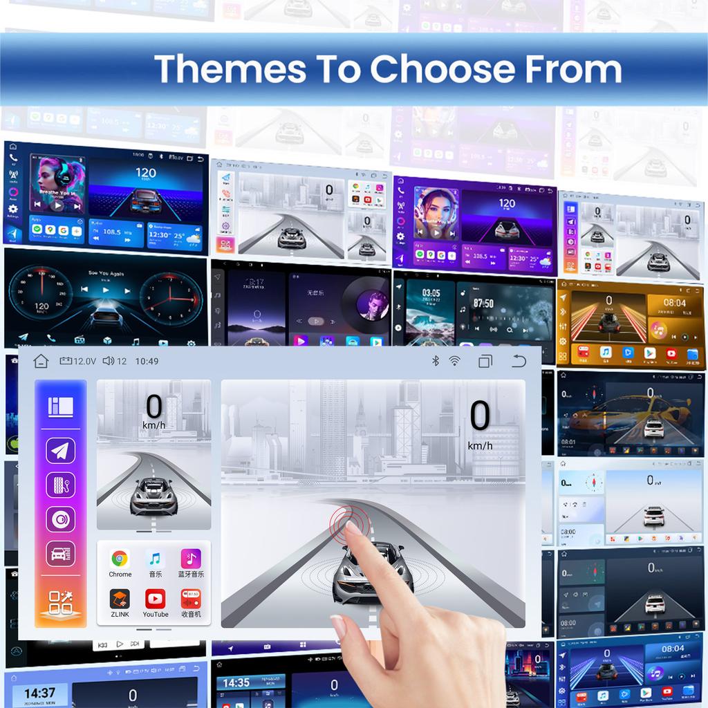 2 Din Android 13 Auto-Multimedia-Player Für Ford F150 F250 F350 Escape Explorer Edge E150 Stereo Mustang Navi GPS Carplay