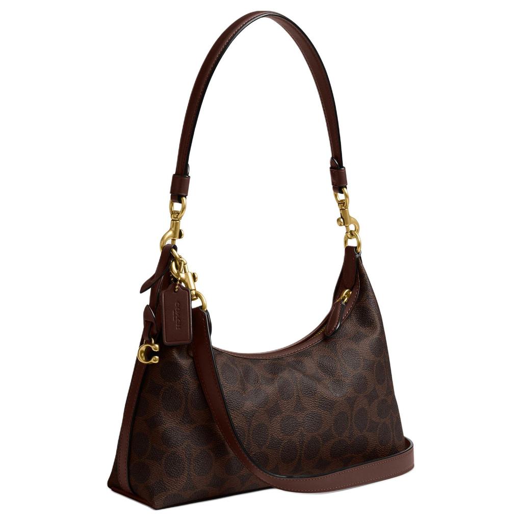 Coach Borsa a Spalla Juliet 25 con Tracolla a Catena Rimovibile da Donna Marrone Acero CAM26-B4YDT