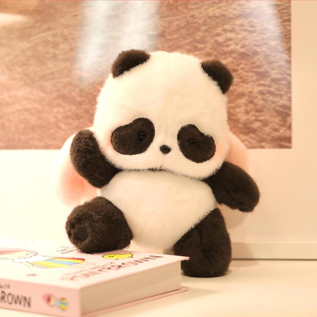 52TOYS Panda Roll Full of Love Series - Plush Panda [Panda Gungun] Stuffed Panda, Cute Animal, Sewn Wrapped, Fluffy, Realistic, Relaxing, Movable