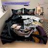3pcs Batman Joker Bedding Set, Soft Polyester Duvet Cover and Pillowcases Machine Washable Seasons all suitable & Guest Room Decor311
