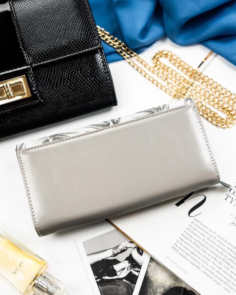 Women's wallet leather+PU PTN PX20-1-NPK-4504 White