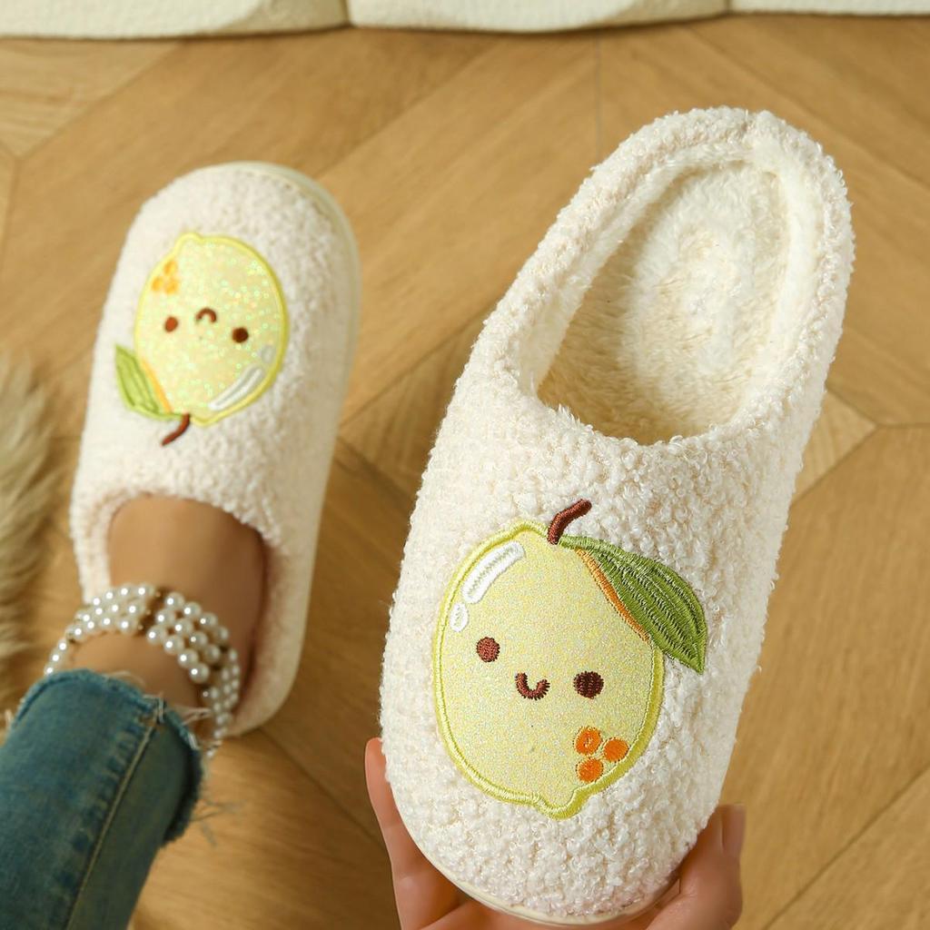 Bekväma Vinterbomullstofflor för Par - Mjuka, Förtjockade, Halkfria Sulor