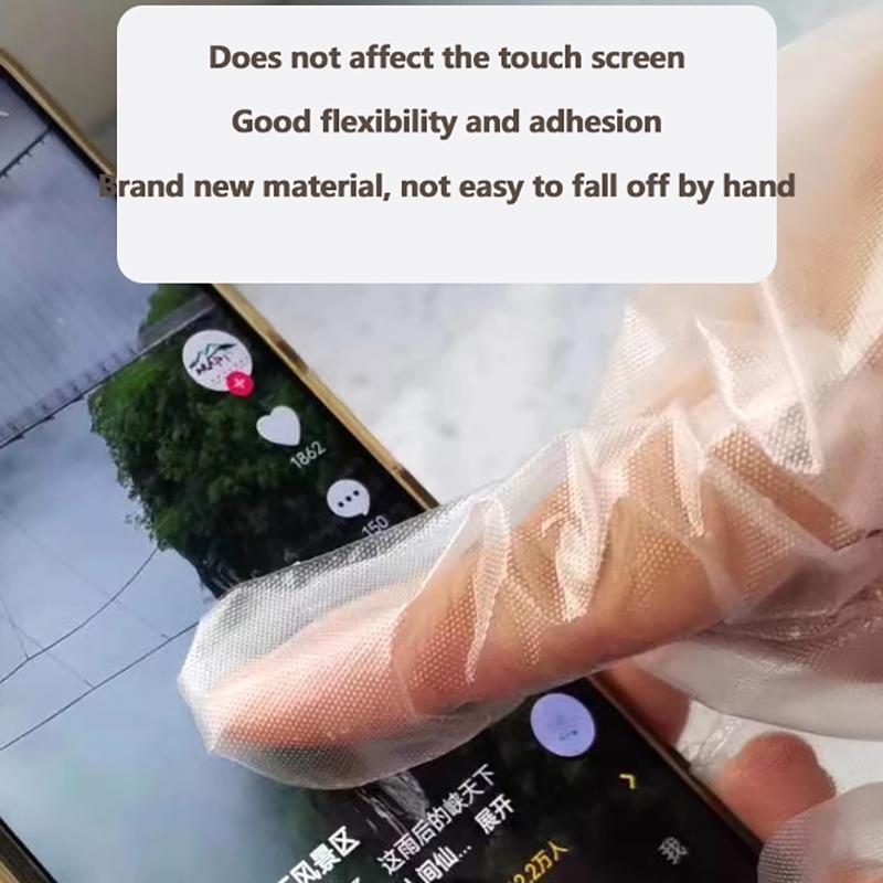 10Pcs Disposable Extended Gloves Transparent Eco-Friendly Multifunctional Arm Protection Gloves Diy Cooking Kitchen Long Gloves
