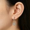 Snowflake Pendant, Earrings, Earclips, Men's and Women's Same Earrings, High-quality Earrings, Niche High-end Design Jewelry