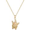 Fat Starfish Eyes Light Luxury Temperament Gorgeous Full Diamond Necklace Female Versatile Collarbone Chain Titanium Steel Chain