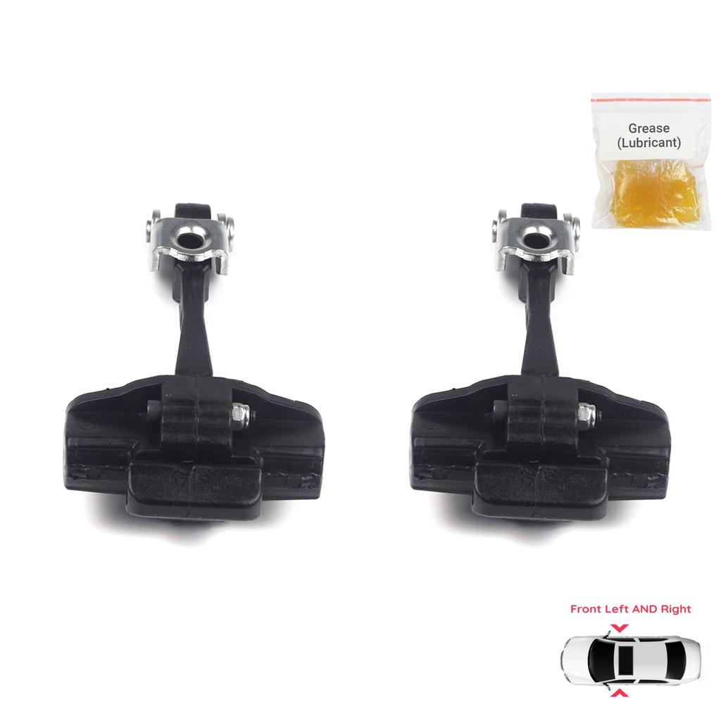 BDP755-1 2 Pieces Front Left AND Right Door Catch Hinge Brake Stop Check Strap Limiter for Renault Dacia Lodgy Dokker 2012-2022 804304825R 