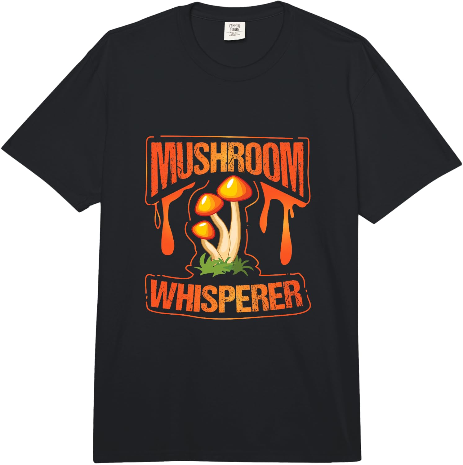 Mushroom Whisperer Funny Wild Mushroom Fungi Gift Comfort Colors Adult Heavyweight Unisex T-Shirt S