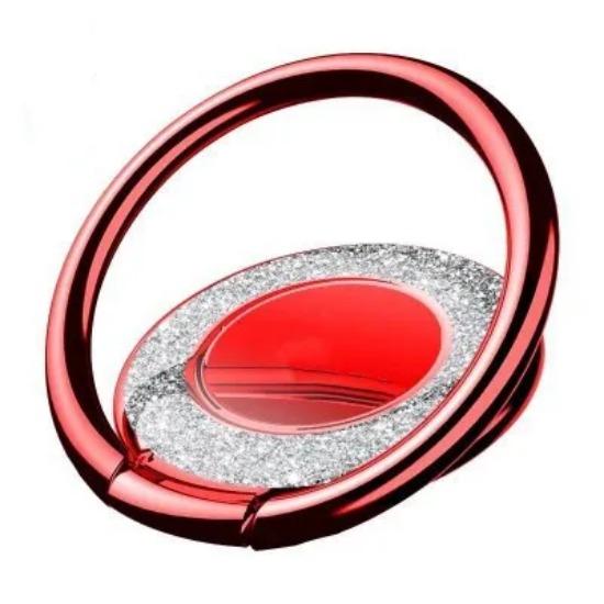 Křišťálový třpytivý bling diamantový držák prstenu pouzdro na telefon pro IPhone X XR XS Max 8 7 6 6S Plus Samsung Galaxy S9 S10 S10e Příslušenství