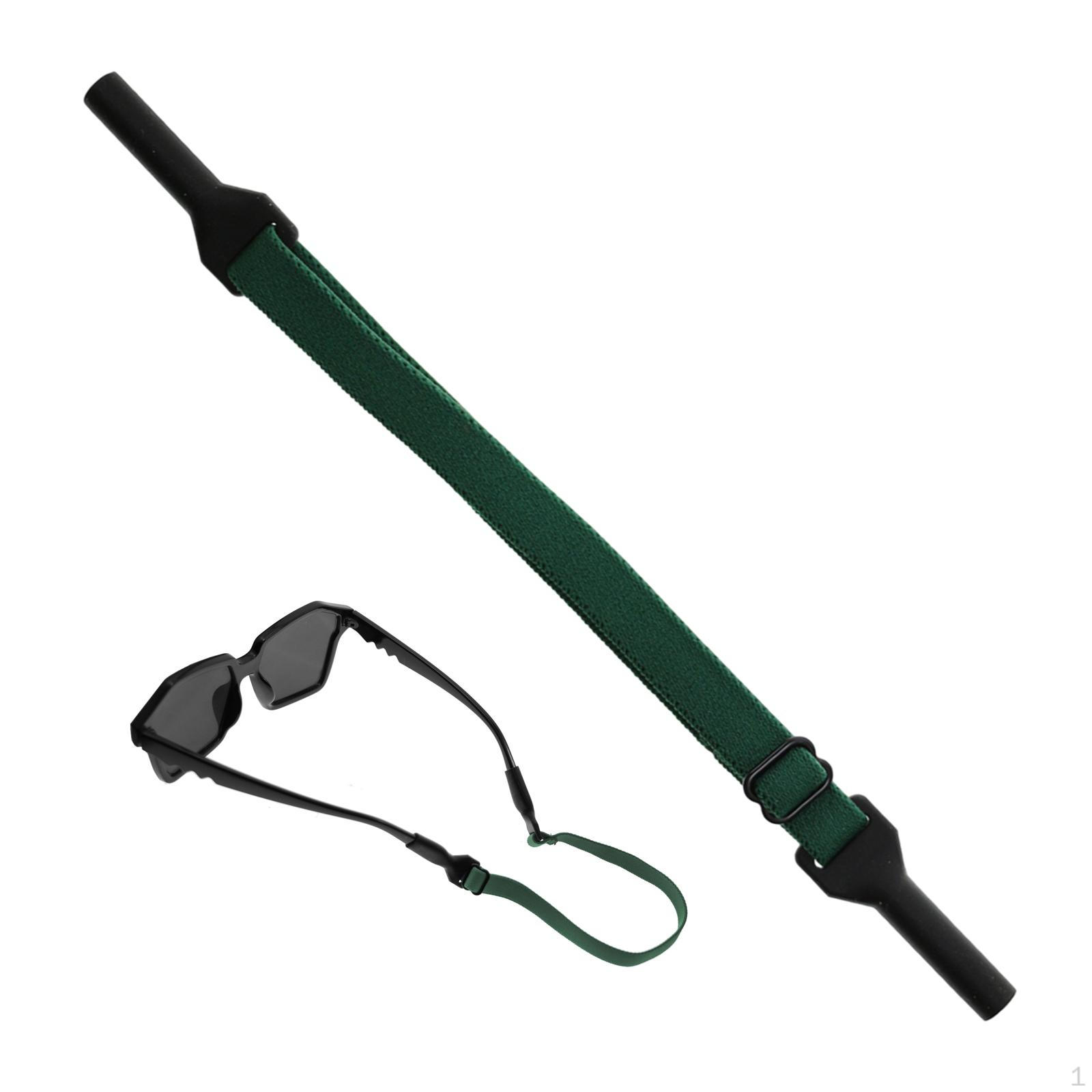 Ремешок для очков, противоскользящий, регулируемый, ремешок-держатель для очков, веревочные очки Dark Green