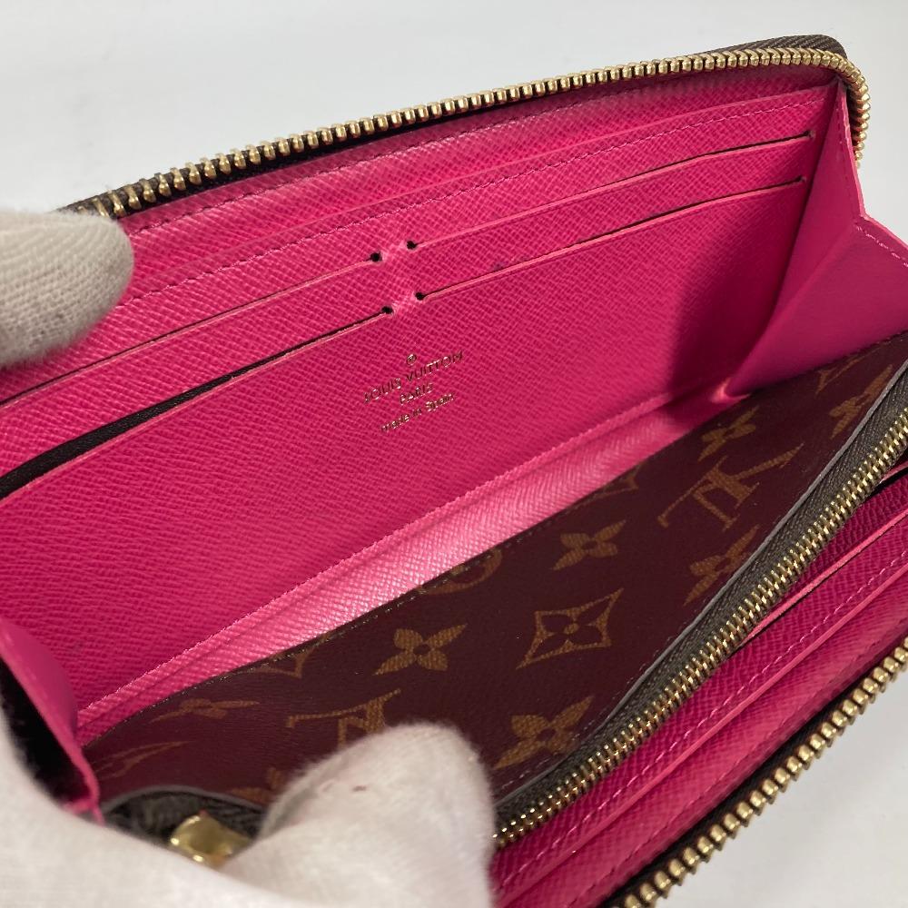 Louis Vuitton M64201 Monogram flower Portefeuille Clemence Zippy Wallet