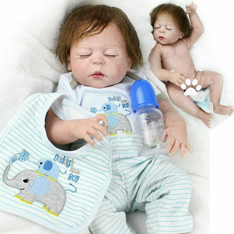 

Тело Силиконовое Полное Кукла Реборн Мальчик Ручной Работы Реалистичный Новорожденный Подарок Рождество