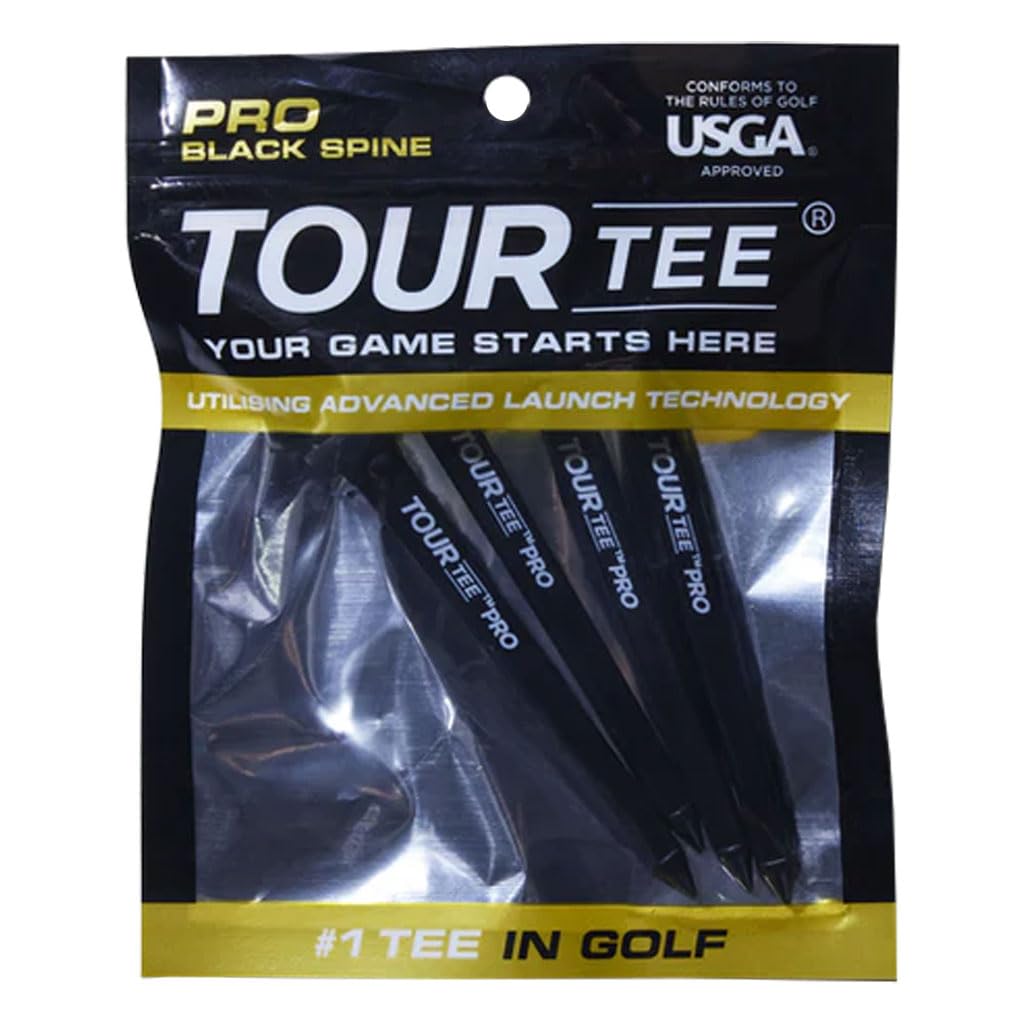 Golf Tee Tour PRO black Limited Edition 4 pieces Long