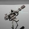 Rotating Green Cannon M134 Gatling Machine Alloy Model Toy
