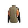 Adidas Originals Trefoil PT3 1/4 Zip Stand Collar Fitted Tracksuit Top Men Tops Olive-Green GC8699