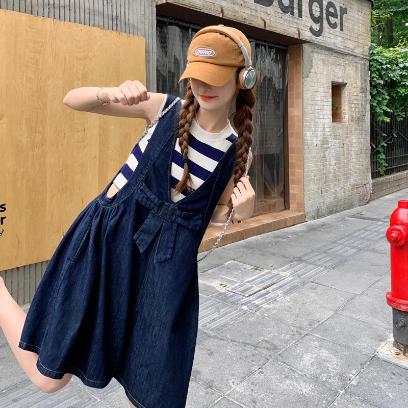 

Sassy & Sweet Summer 2025 Women s Bowknot Jumpsuit: Casual Loose Overalls Small