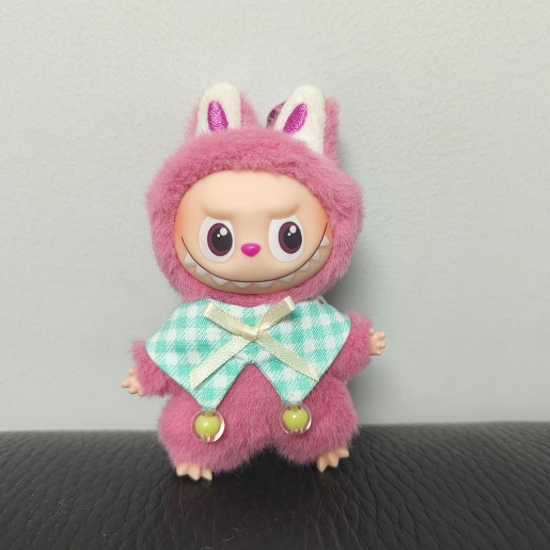 Mini Labubu Polka Dot Bib Doll Clothes (4th Gen - Clothes Only) 4.0 (4th Gen) Without Doll