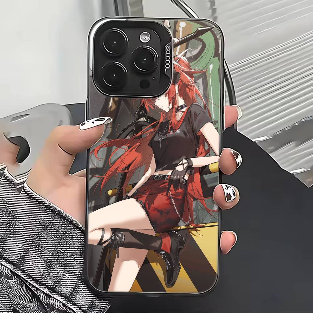 Game Arknights Phone Case For iPhone 17,16,15,14,13,12,11 Plus,Pro Max,XS,Colorful Silver Phone Case Funda Cover