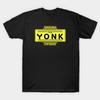 Men Black Print T-shirt The Yonk No-Cut Transfer Paper Print Cotton Tshirt
