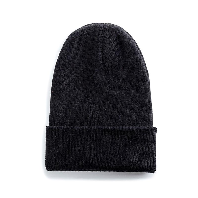New Unisex Multicolor Autumn & Winter Beanie Hat Men Women Basic Daily Beanie Soft Knitted Hat All-match Streetwear Cap