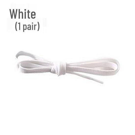 Children's Black & White No-Tie Elastic Shoelace Buckles