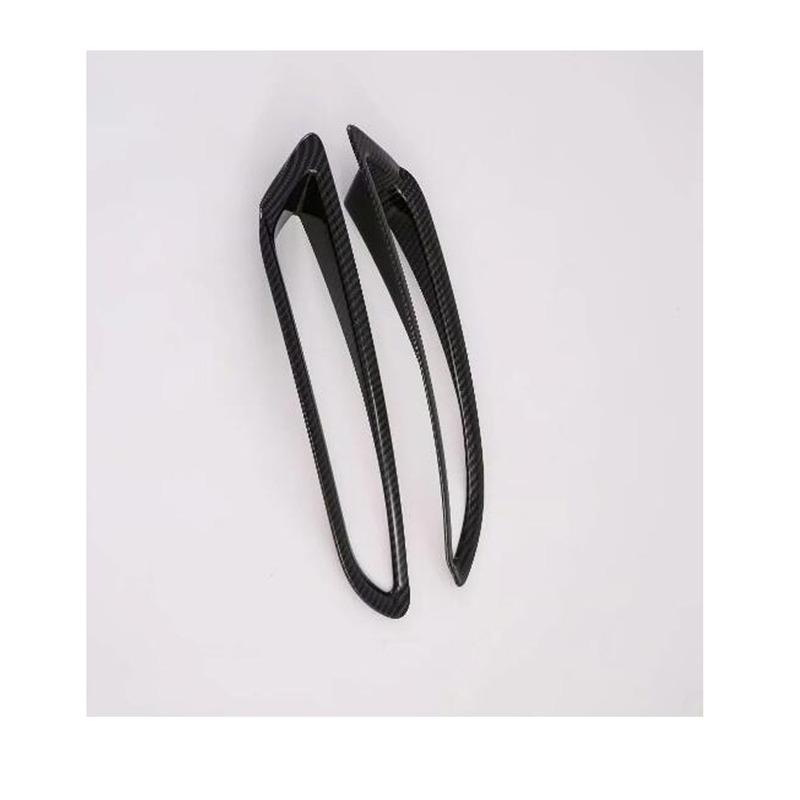 For Mazda 3 Mazda3 Axela M3     Car ABS Chrome/Carbon Fiber Cover Trim Back Tail Rear Fog Light Lamp Frame Stick